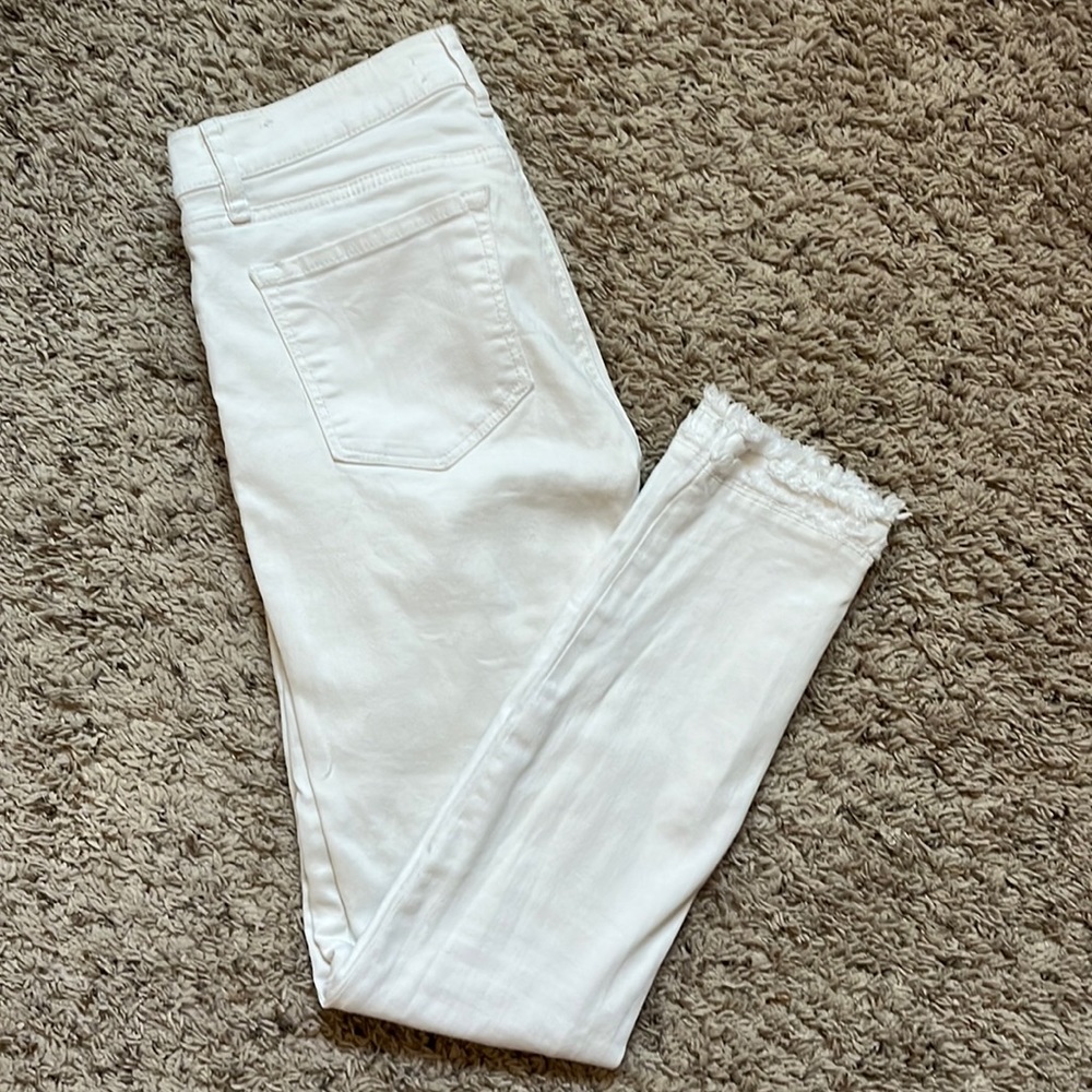 Loft white denim